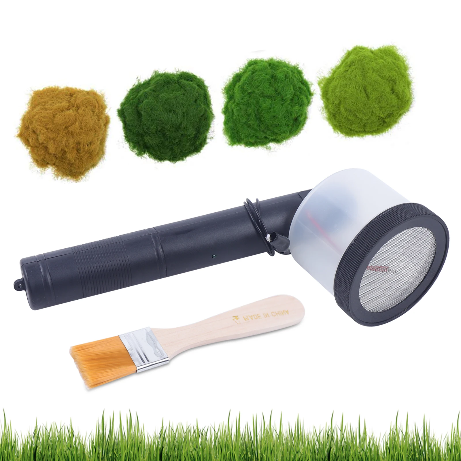 Flocking Kit Static Grass Applicator ABS Mini Flocking Machine With  Antislip Handle For DIY Scenic Modelling Sand Table - AliExpress