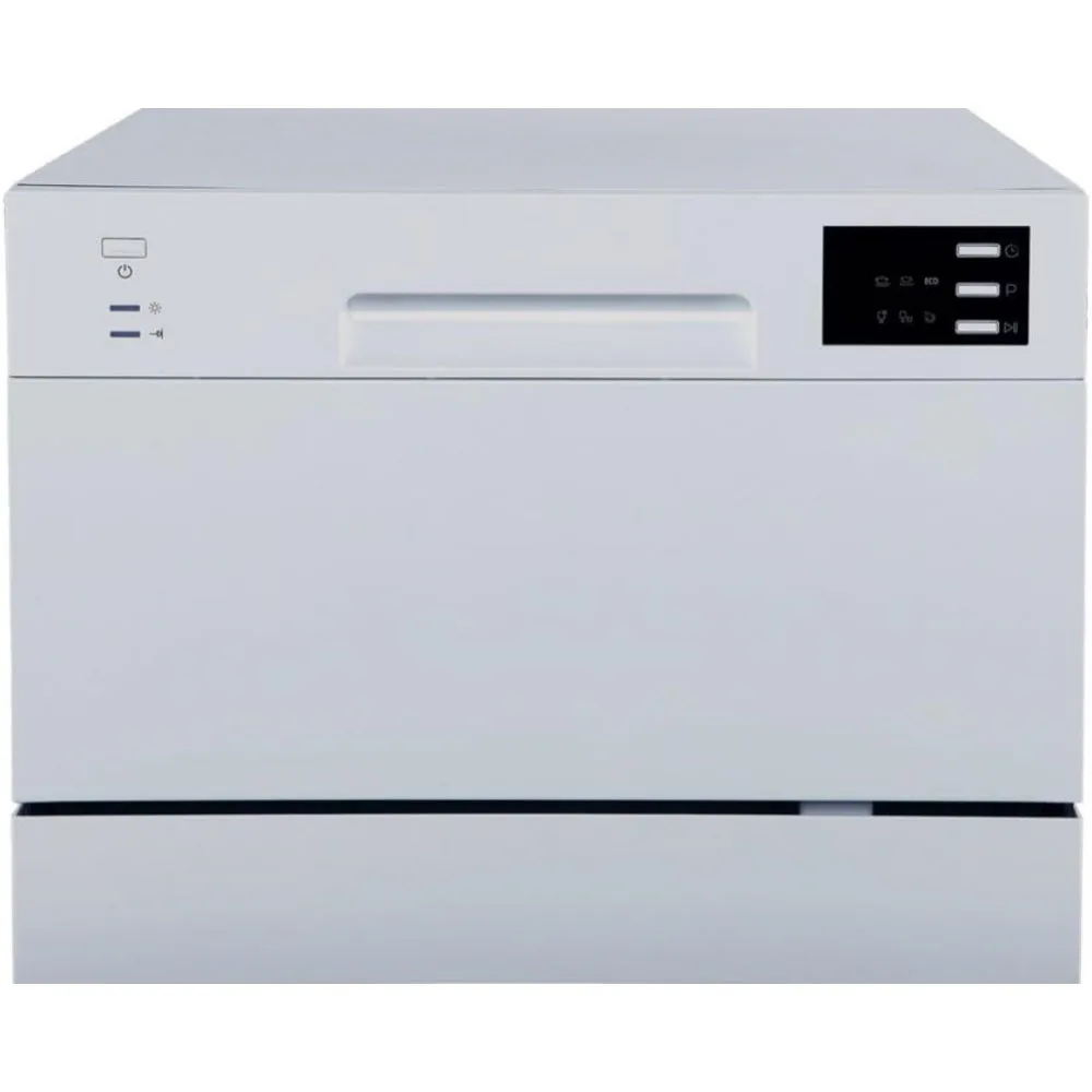 Compact Countertop Dishwasher/Delay Start Energy Star Portable Dishwasher with Stainless Steel Interior 4
