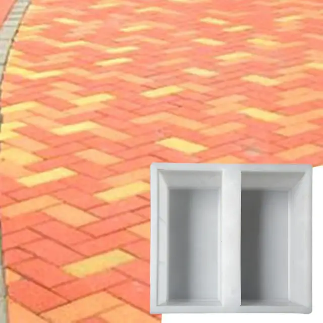 Modern Tégla Penész Kopásálló Újrafelhasználható Fehér, Tiszta, Nem Tapadós Beton - Image 5