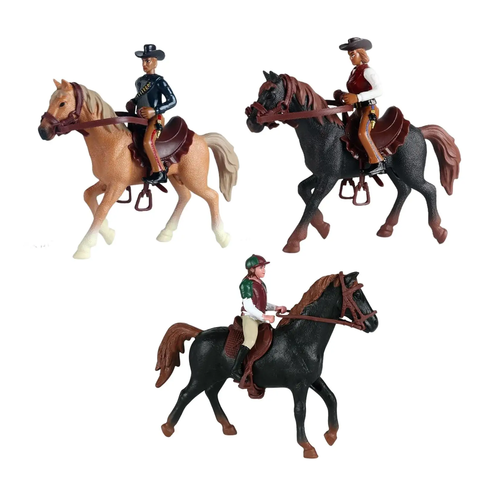 

Simulation Horse Figurine Playset Collection for DIY Scene Layout Decor