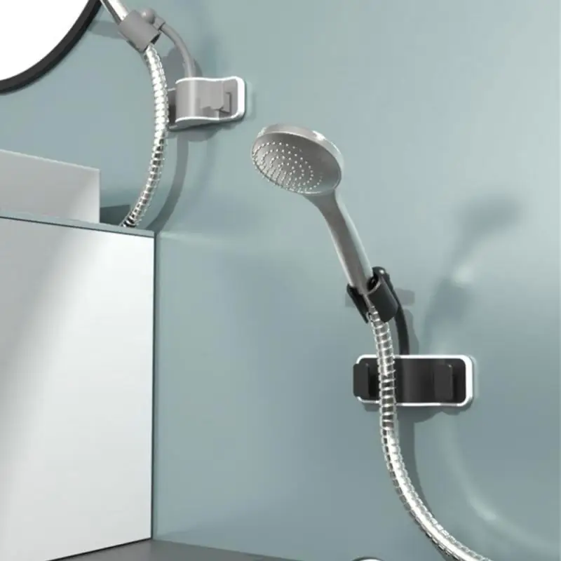 

RecabLeght Shower Holder Adjustable Shower Head Holder Wall Stand Punch-Free 360° Bracket Base Support Douche Bathroom Accessory