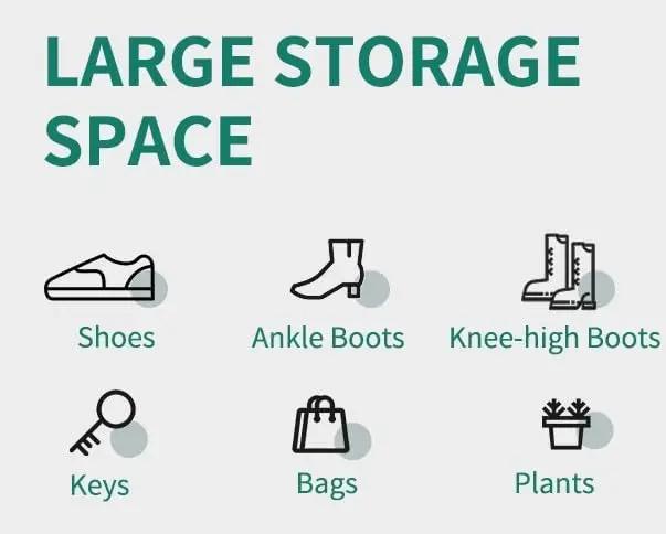 خزانة أحذية خشبية مدخل المنزل