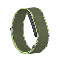 Nylon Sports Band - Soft Breathable Woven Wristband Accessory - Garmin CIRQA (Green)