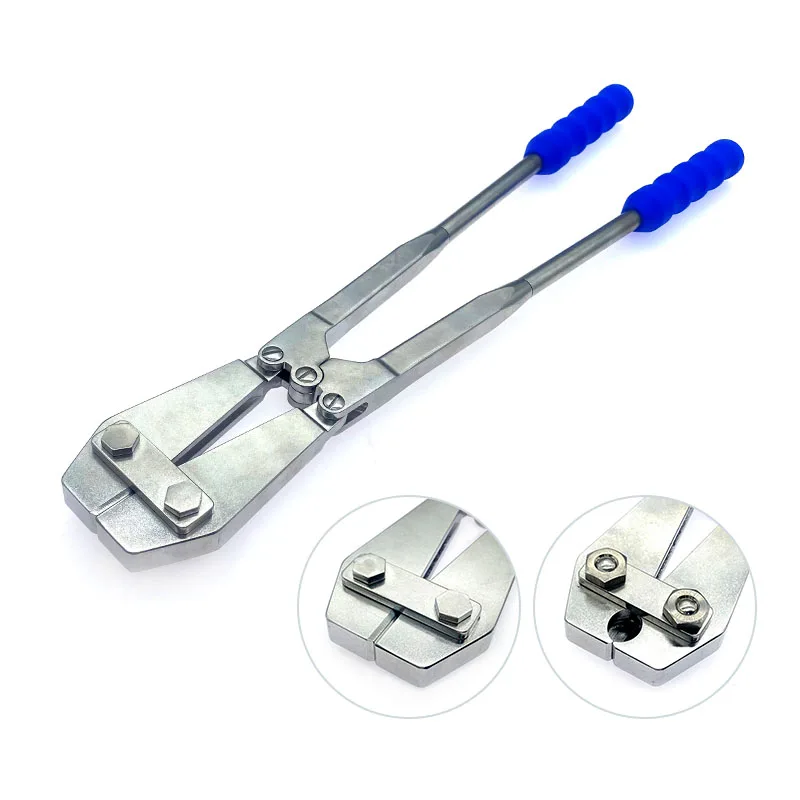 

Implant Cutter Surgical Finish to 4mm Capacity Detachable Handles allow autoclaving veterinary orthopedic instrument