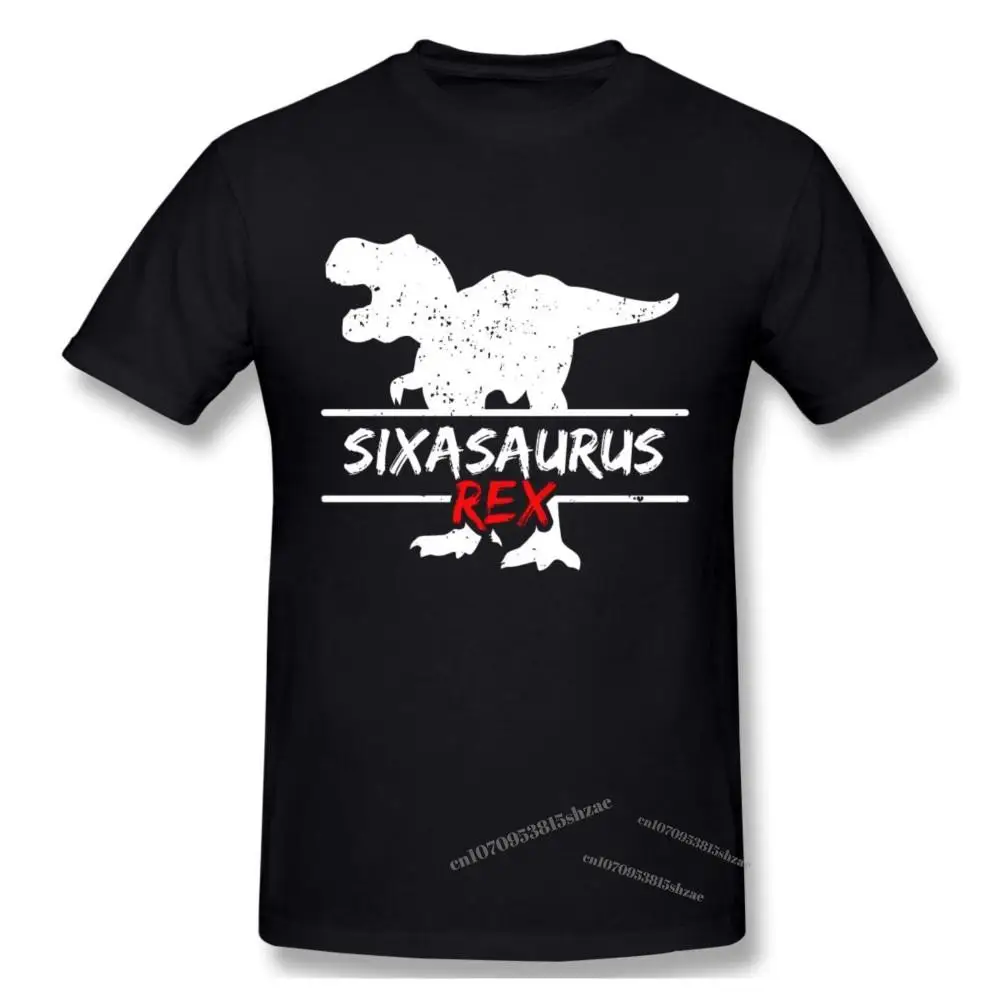 

6th Birthday Dinosaur I 6 Years Old TRex Tshirt man T Shirt Woman