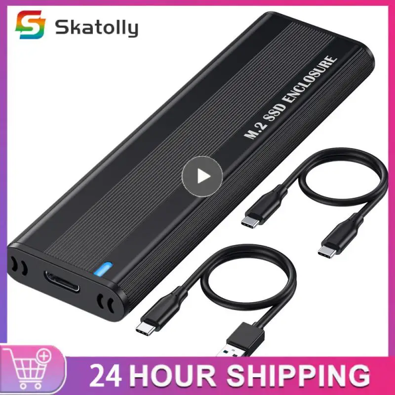 Custodia Ssd M2 Da 10Gbps Nvme Sata Dual Protocol M.2 A Usb Type C 3.1 Adattatore Ssd Per Nvme Pcie Ngff Sata Ssd Disk Box M.2 Ssd Case