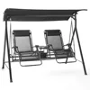 Zero-Gravity Steel Porch Swing, Multiple Colors 2