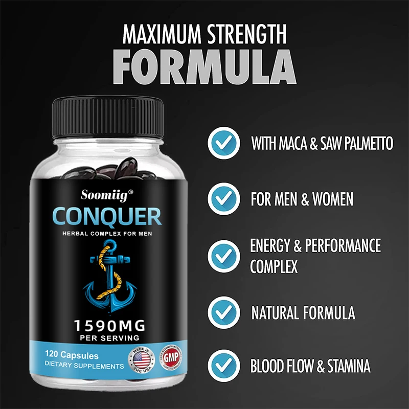 

Soomiig Natural Tongkat Ali Root Capsules 1590 Mg Support Male Strength, Energy and Healthy Immunity