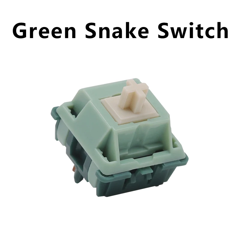 JWKGreenSnakeSwitchesLinearwith65gextendedgoldplatedspring5