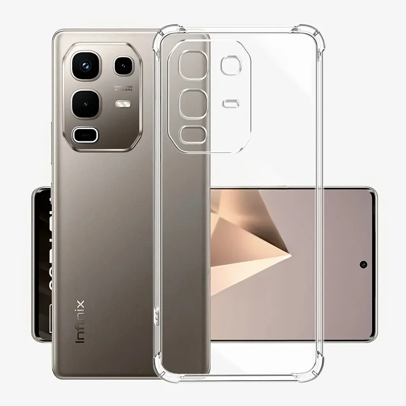 Crystal Clear Soft Silicone Back Cover - Transparent Phone Case