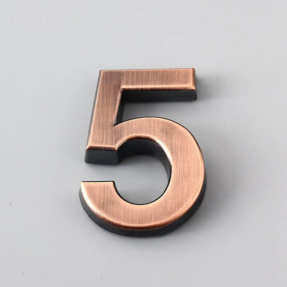 Description Picture 5 of itemAdhesive Plating Building Plaque Compartment Apartment Plate Sign Number Sticker Door Address Digits Digital Sticker