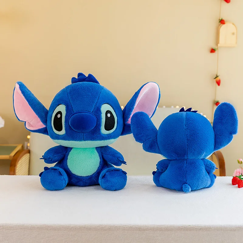 Disney Big Size Hold Duck Stitch Plush Toy Cute Stitch Holding Duck Dolls Rabbit Embrace Love Doll Pillow Xmas Gifts