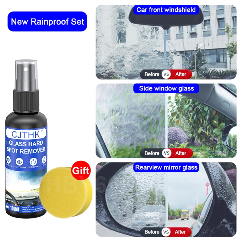 Water Repellent Spray Anti Rain Coating For Car Glass Hydrophobic Anti-rain Car Liquid Windshield Mirror Mask Auto Polish Kit BEST SELLERS