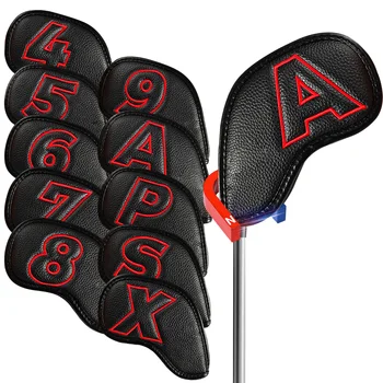 10 Pack Magnetic Golf Iron Head Covers Set 1