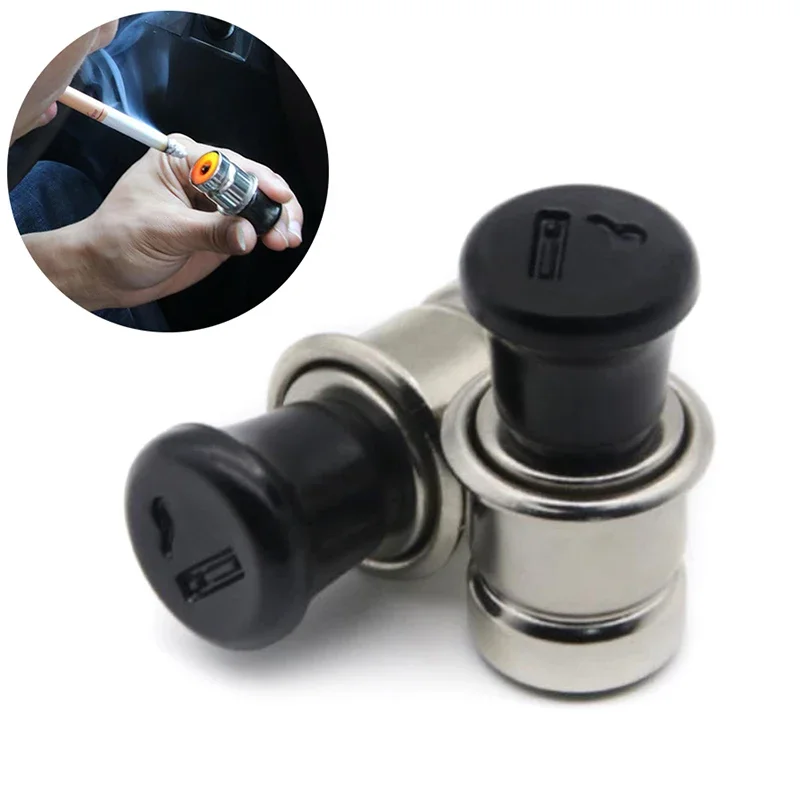 

Car Windproof Flameless Cigarette Lighter Power Socket Plug Outlet Professional Cigar Lighter Adapter Auto 12V Metal Universal