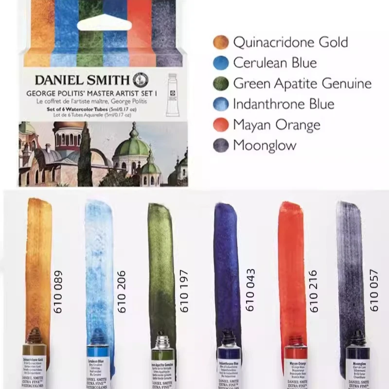 5ml, 15ml 수채화 물감 세트 미술 학생들의 그림 창작 그래피티 채색 야외 스케치 휴대용 수채화 물감