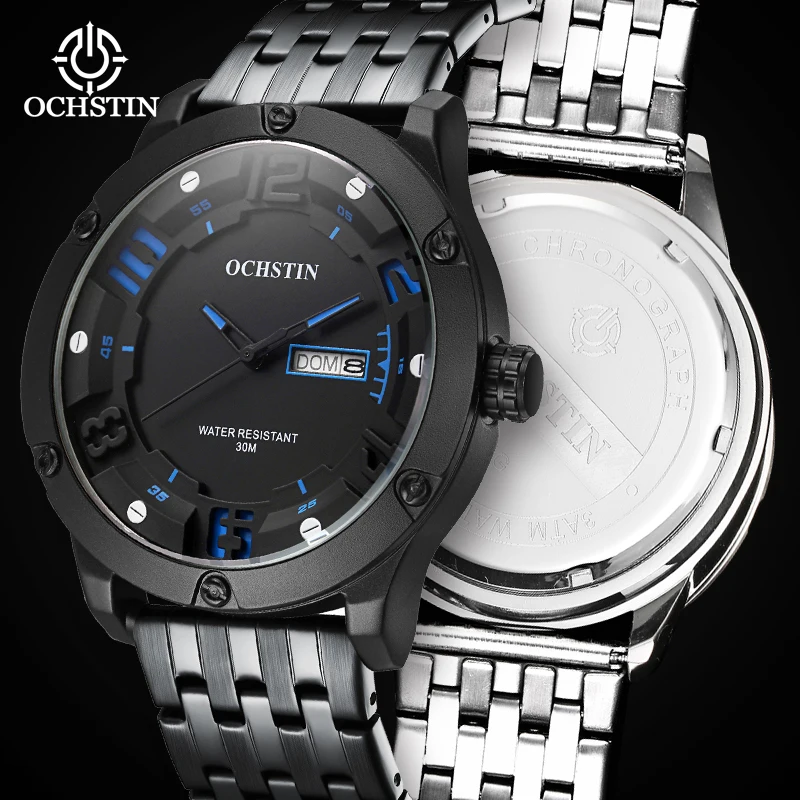 OCHSTIN Promotional 2024 Simple and Comfortable Legendary Series Multi functional Quartz Movement Watch Men's Quartz Watch