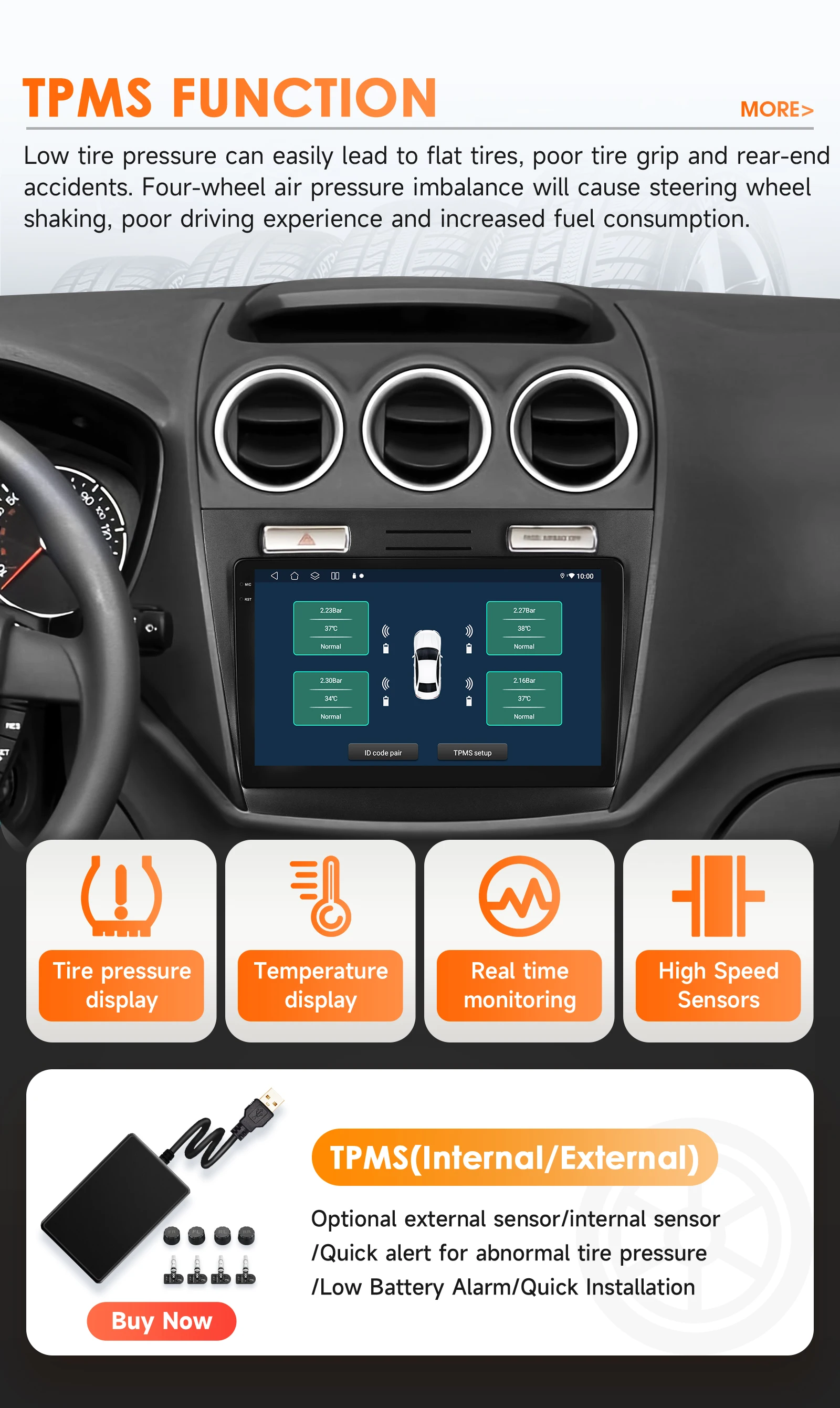 Hizpo 10,1 Zoll Auto Intelligente Systeme Für FORD Transit/Tourneo Connect 2005-2014 Android Auto Radio Carplay Kopf Einheit 4G BT – Detail 38