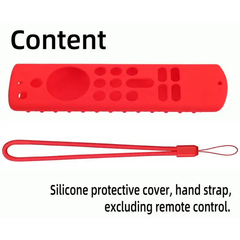 1/2PCS Protective Case Cover Silicone Sleeve Shockproof Anti-Slip Replacement For Amazon Fire TV Stick 4K Max Remote Contro 4