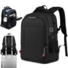 Men's 16-inch Laptop Bag Casual Travel Backpack Ultra-Light Waterproof Luminous Logo Multifunctional Student School Bag 1