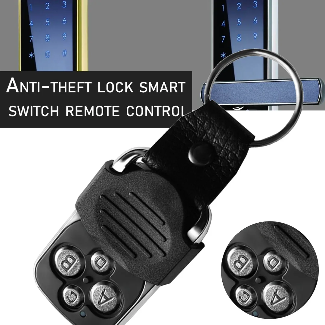 

433mhz Universal Garage Door Gate Opener Car Cloning Remote Control Key Fob Tool Anti-theft Lock Intelligent Switch Controller