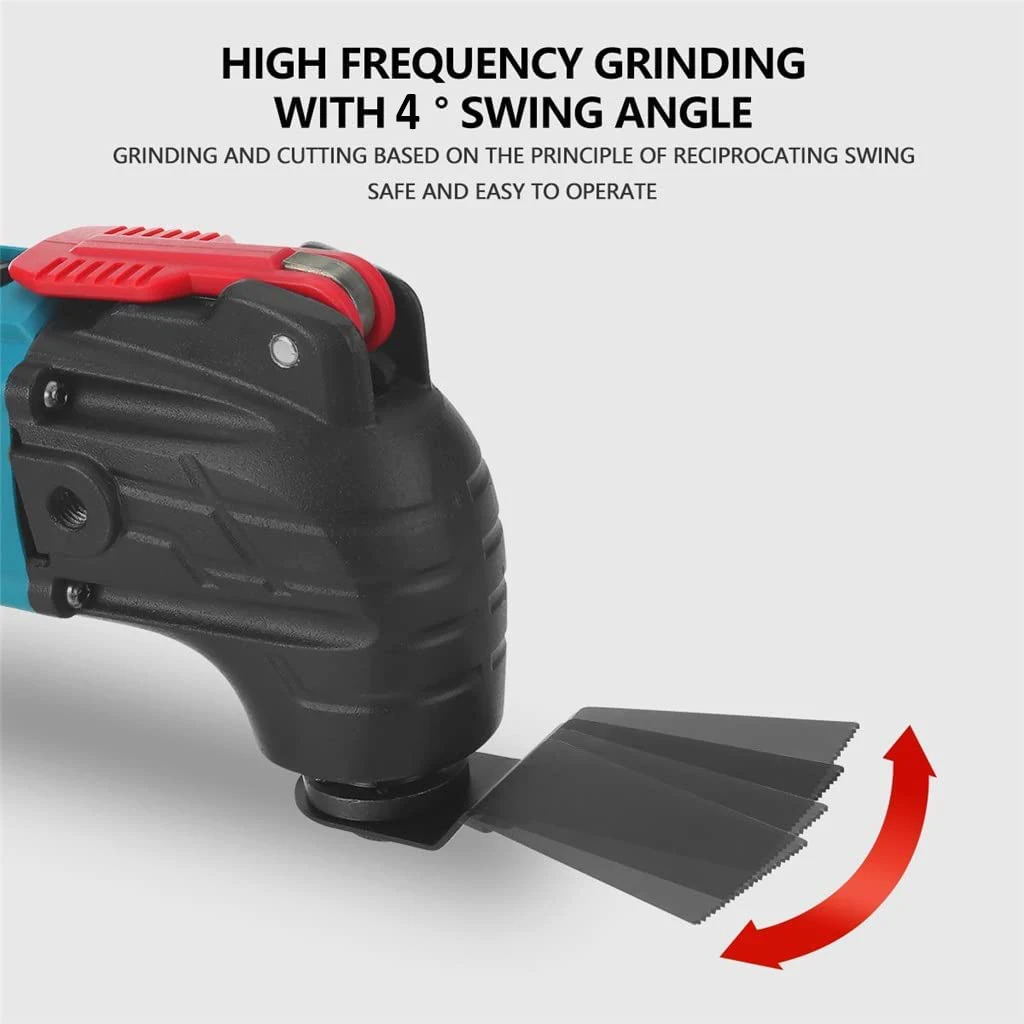 Cordless Oscillating Multi function tool Electric Saw With Trimmer /Shovel/Cutting Woodworking Speed Tool Kit for Makita Battery 4
