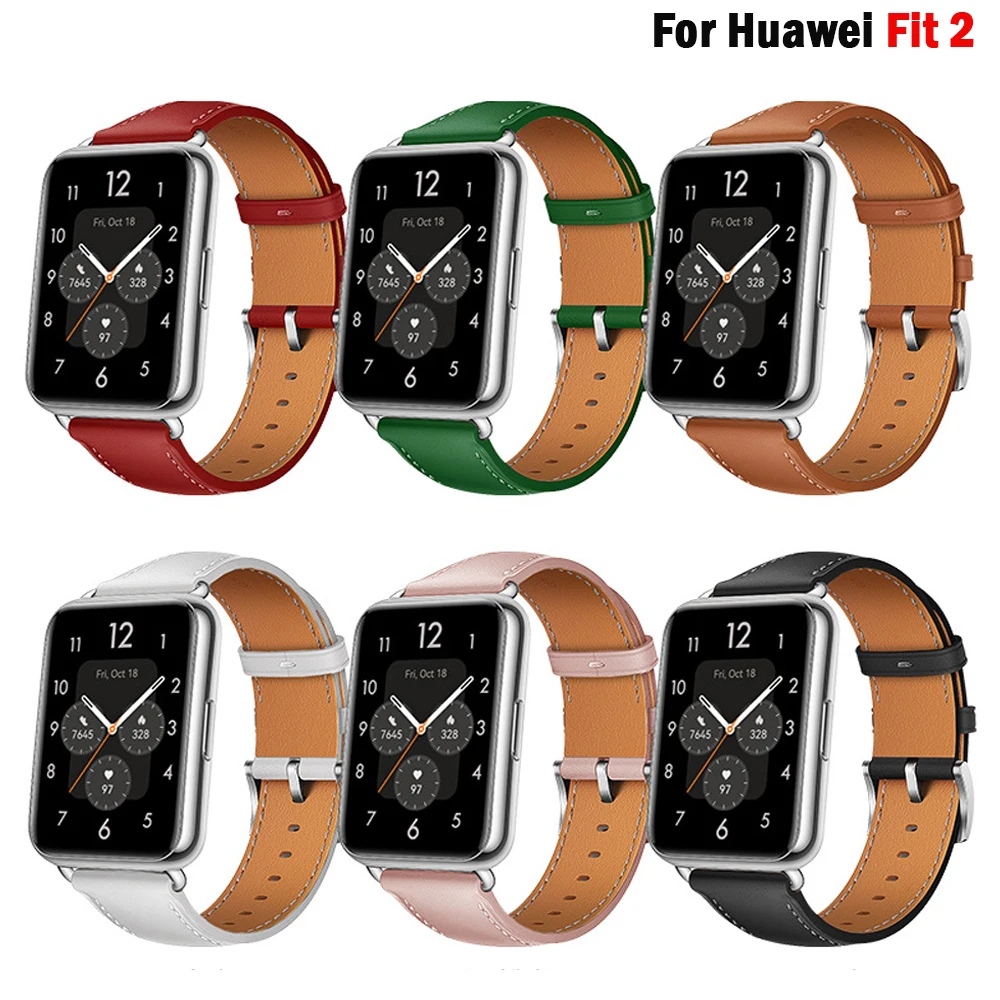 Genuine Leather Retro Strap for Smartwatch - Replacement Sport Wristband Bracelet Accessories