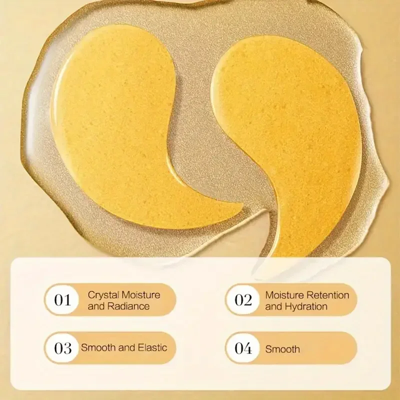 Turmeric vitamin C Eye Mask Anti Wrinkle Remove Dark Circle Eye Bags Puffiness Reduce Fine Line Firming Brightening Eye Patches 3