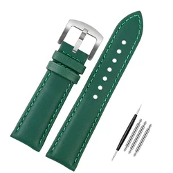 Enhanced Nylon Strap for Sport Watches - Blue Water Ghost Design, Available in Multiple Sizes (Green sivler)