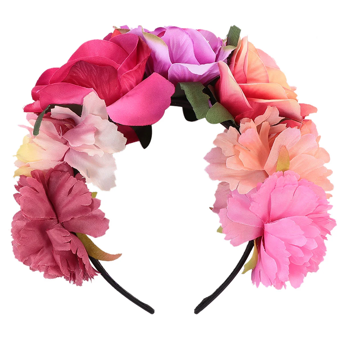 

Halloween Headbands Rose Flower Hair Bands Headdress for Halloween Parties Festive Headwear Accessories Hair Hoop Headpiece