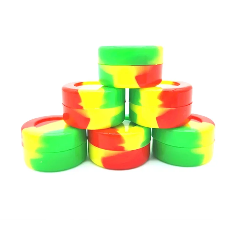 2/3/5/7ml Silikon Leere Kosmetische Jar Mini Gesicht Creme/Lotion/Kosmetik/wachs/Öl Reise Container Lagerung Container rauchen – Detail 8