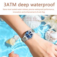 POEDAGAR Fashion Ladies Watch Waterproof Luminous Date Week Watch for Woman High Quality Stainless Steel Women's Quartz Watches - Image 3