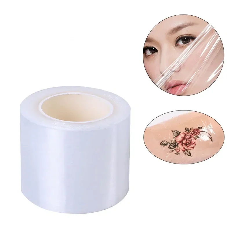 Tattoo Clear Plastic Wrap Preservative Microblading Film for Permanent Makeup Eyebrow Tattoo Accessories Beauty Tool for Salon
