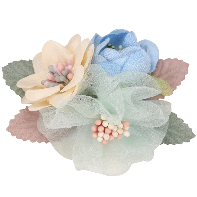 2022 New Chiffon Flower Hair Clips Pins Accessories Cute Hair Clips Pins for Baby Girls Toddlers Hairpin Kids заколка для волос 59