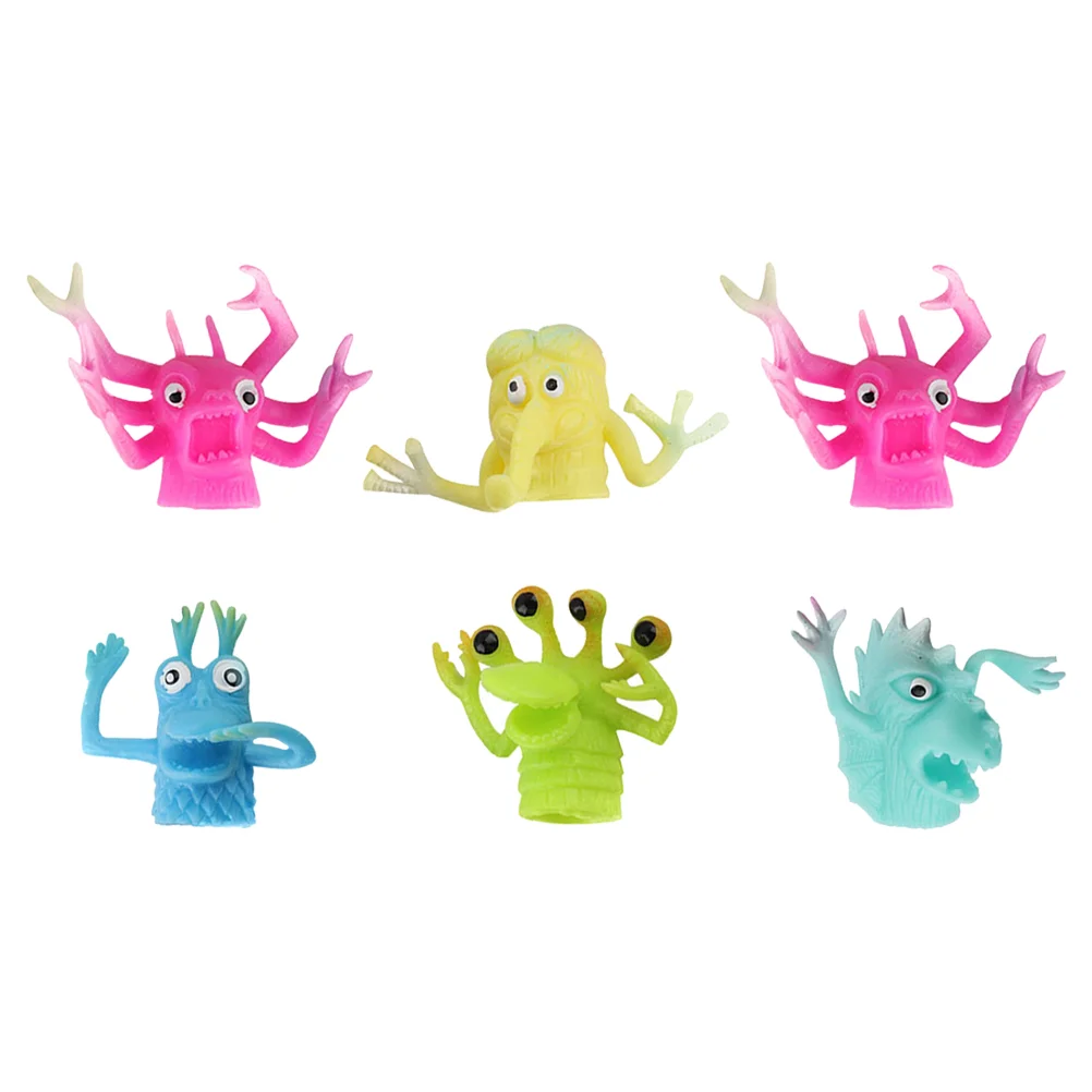 

Mini Scary Finger Toys Time Playtime Props Puppet Gloves Kids Lovely Hand Puppets Toddler
