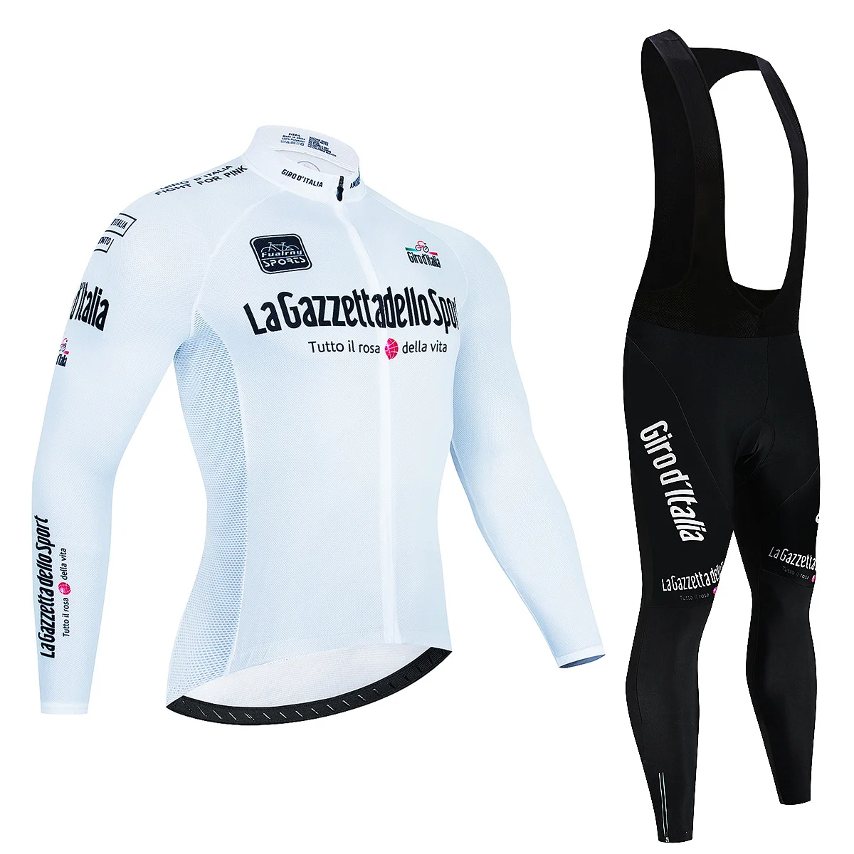 Tour De Italy D'ITALIA Cycling Jersey Set Anti-UV Long Sleeve Downhill Cycling Suits Autumn Quick-Dry Pro Racing Uniform cycling jersey,cycling suit,cycling jersey set