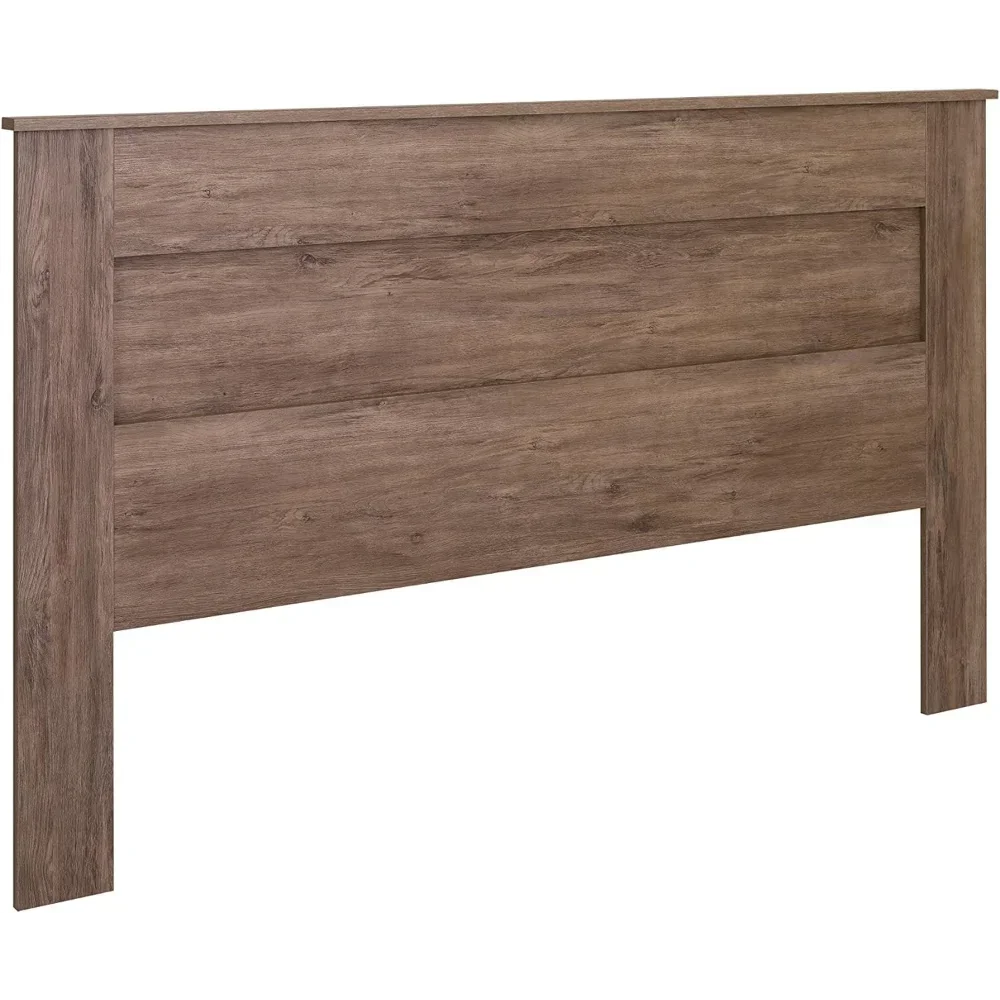 Wooden Headboards Bed Frame With Headboard 160x200 Drifted Gray Simplistic Wooden King Headboard 2.25&ldquo; D X 81&rdquo; W X 48&ldquo;H Bedhead
