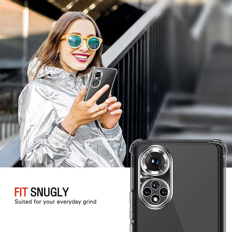 Thick Shockproof Soft Silicone Clear Phone Case Cover