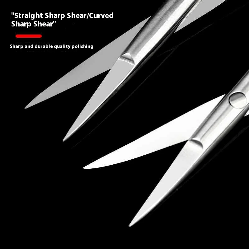 Twisted handle peeling scissors eye bag separation scissors double eyelid opening corner blunt