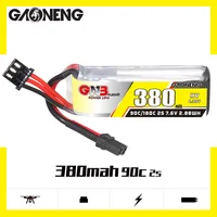 Original GNB 7.6v 380mAh 90c/180c Lipo Battery For Beta75X RC Helicopter Quadcopter FPV Racing Drone Spare Parts HV 2s Battery 2