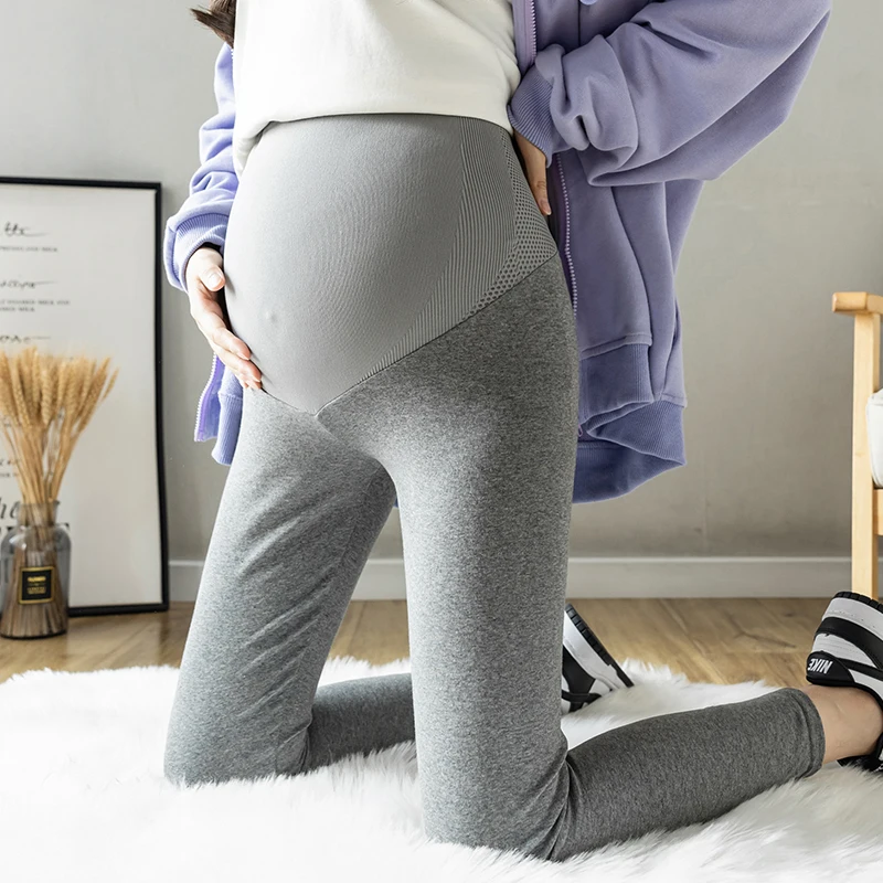 Pregnant Woman Adjustable Leggings Maternity Tights Pants Pregnancy High Waist Clothes Slim Fit Pencil Pants for Pregnant Women