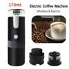 170ML Electric Coffee Maker Portable Wireless Espresso Machine Hot Water Brewing with Capsule for Camping Travel Home Appliance 1
