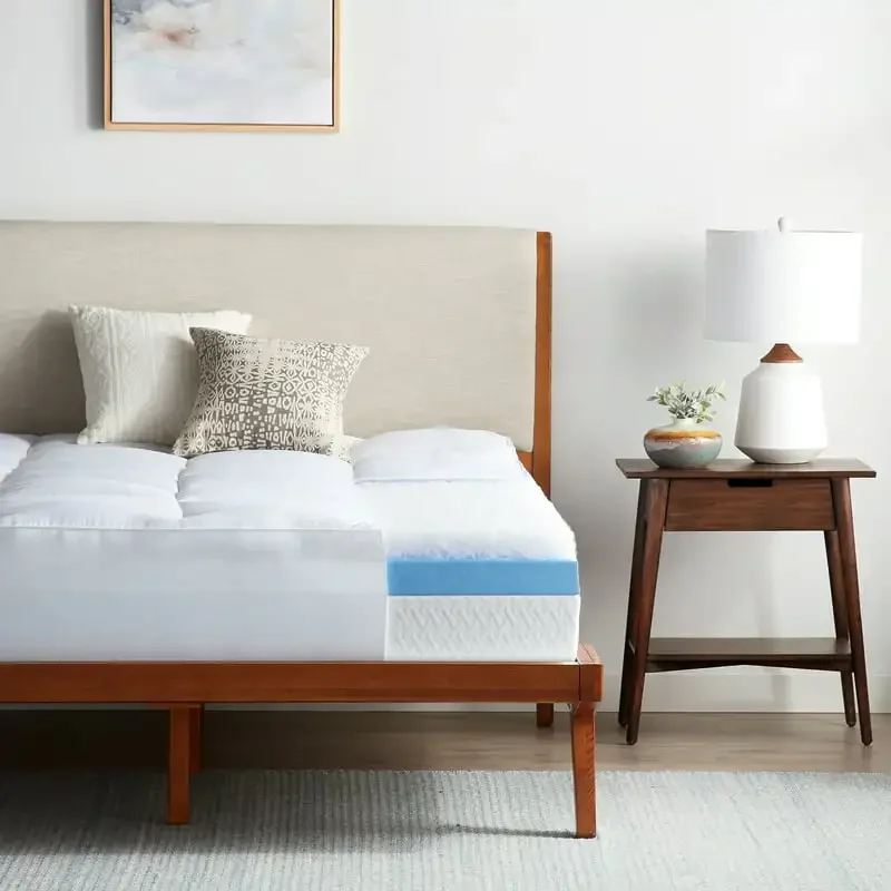 

Матрас 2-в-1 из мягкого и гелевого наполнителя, 4 дюйма