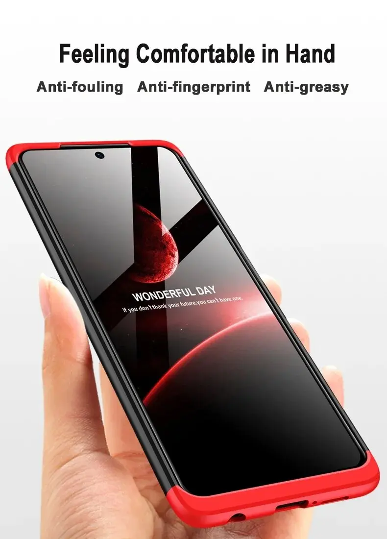 POCO X3 Pro Case 360 Degree Full Protection Hard Matte Shockproof Lens Protection Cover For Xiaomi POCO X3 NFC X3 5