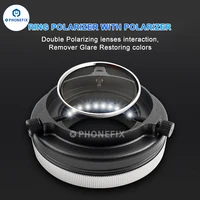 Microscope Polarized LED Ring Light Lamp Anti Glare 35pcs DIP LED 35pcs SMD LED Eliminating Reflections and Restoring Colors 2