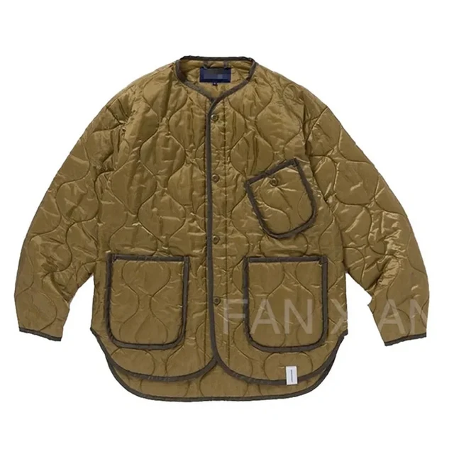DESCENDANT Japan 19AW Military Style Embroidered Cotton Detachable