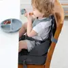 Portable Folding Child Seat Heightening Cushion Baby Dining Chair Learning Safety Belt Non-slip Cushion Children's Products 3