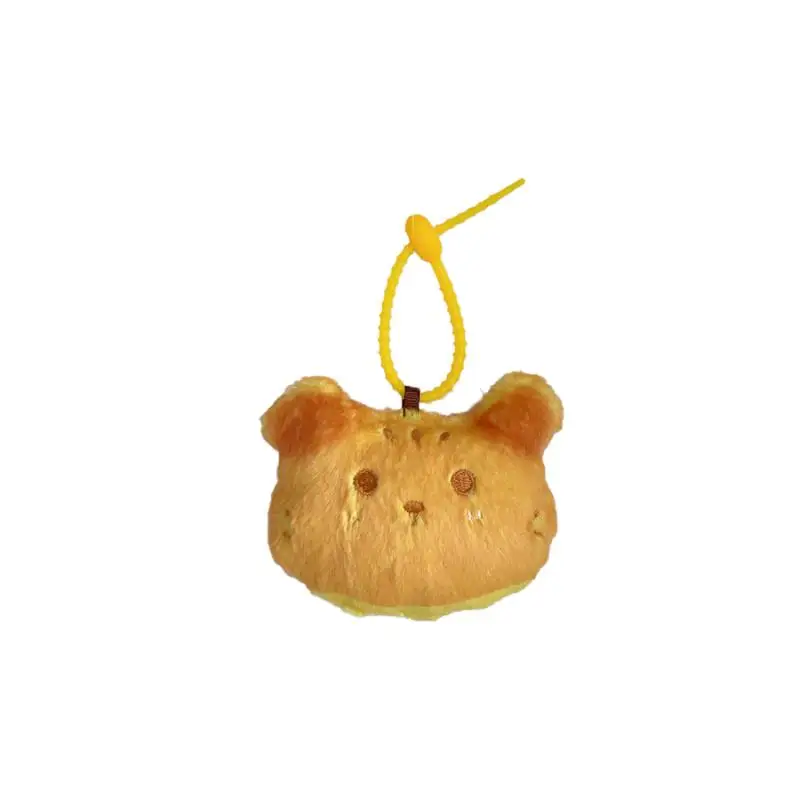 Backen Kuchen Plüsch Spielzeug Schlüsselbund Cartoon Pudding Weiche Angefüllte Puppe Anhänger Auto Schlüssel Ring Rucksack Tasche Decor Kind Geschenk – Detail 6