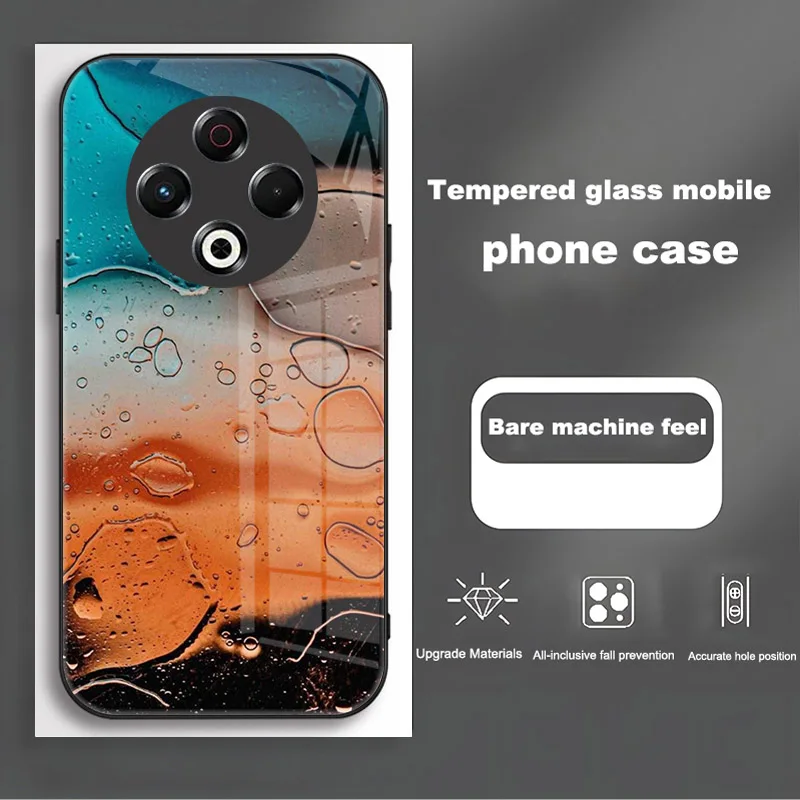 Luxury Shockproof Bumper Case with Tempered Glass for Tecno Spark 30 Series