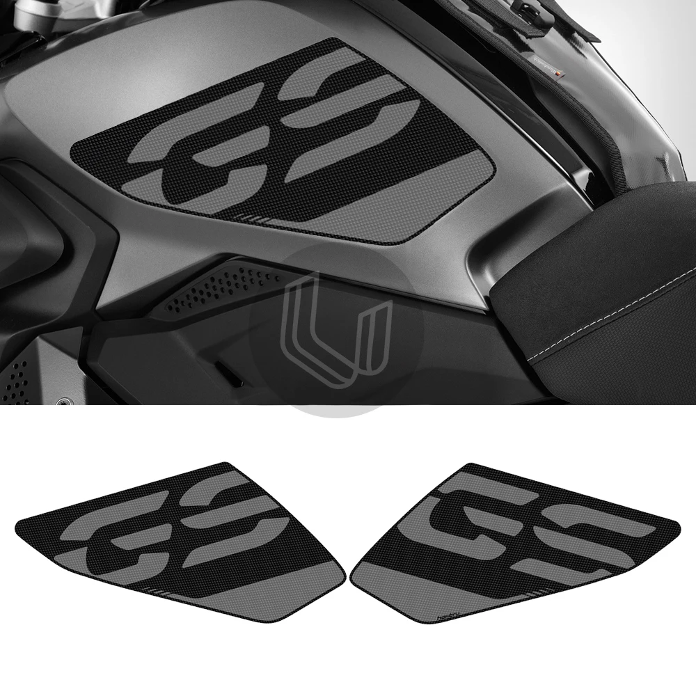 Motorcycle Tank Pad Protector Sticker Decal Gas Knee Grip Tank Traction Pad Side For BMW R1200GS HP 18-22 R1250GS 19-22 for bmw r1200gs adventure r1250gs adventure tank grip traction pad side tank pad protection knee grip mat tank rubber sticker